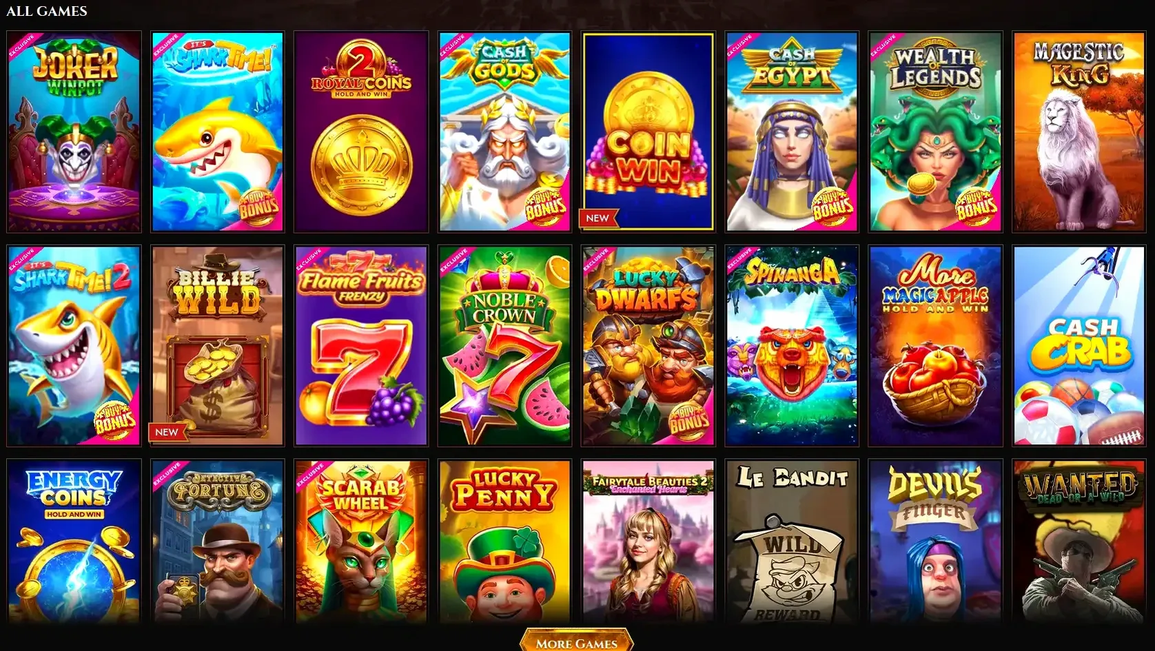 Sunnyplayer Bonusangebote Übersicht